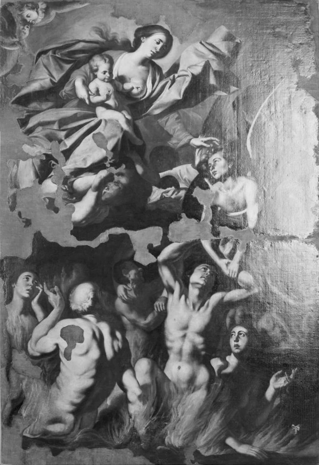 Madonna con personaggi che implorano il suo aiuto - Sant'Egidio del Monte Albino, Salerno